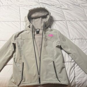 The North Face Women's Tan Hooded Ski Jacket